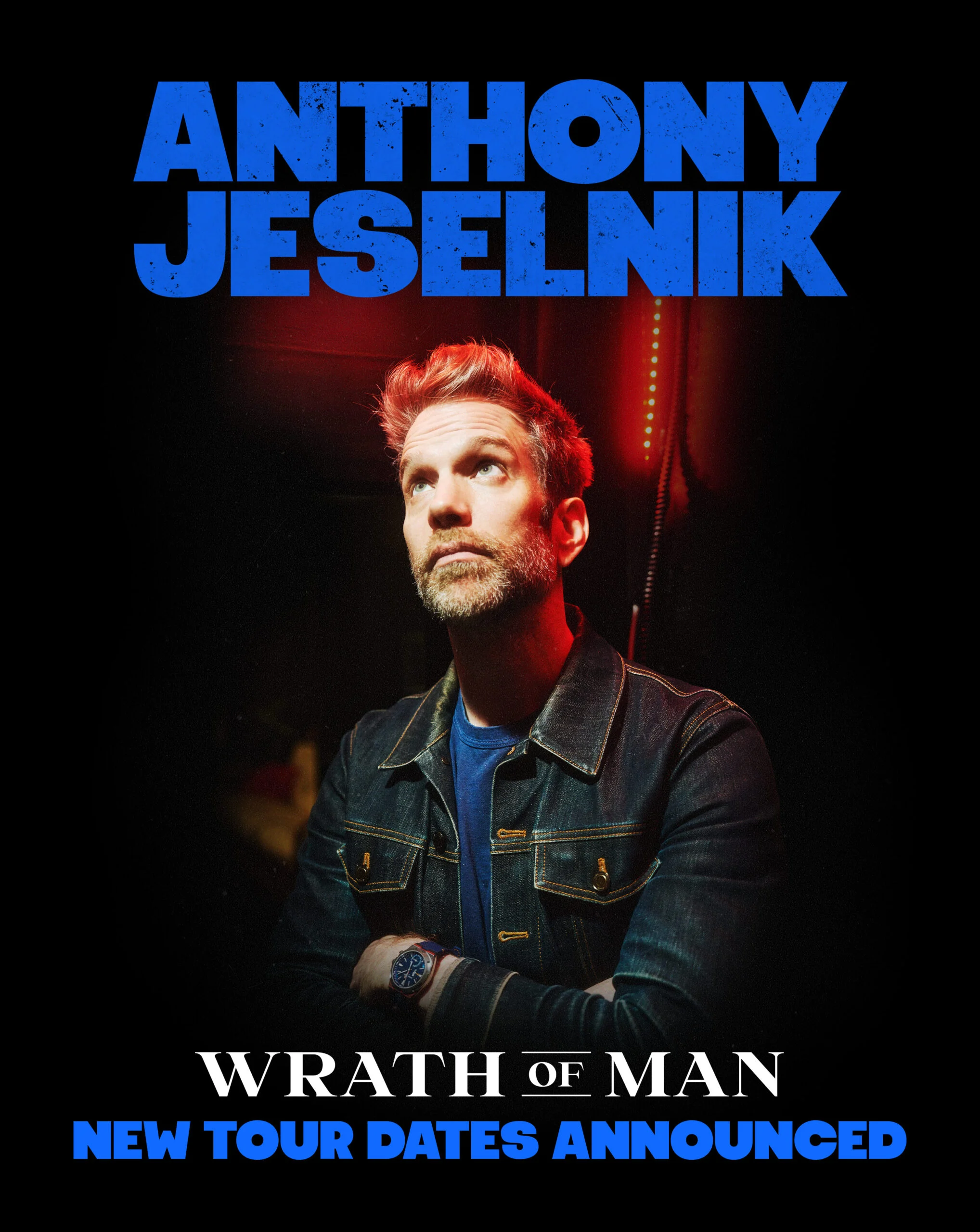 Anthony Jeselnik tour poster — 2026